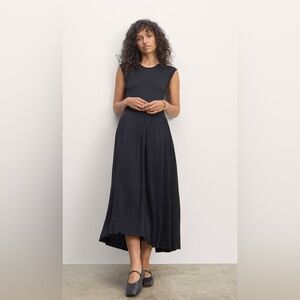 Everlane The Knit Pleated Dress, Size L